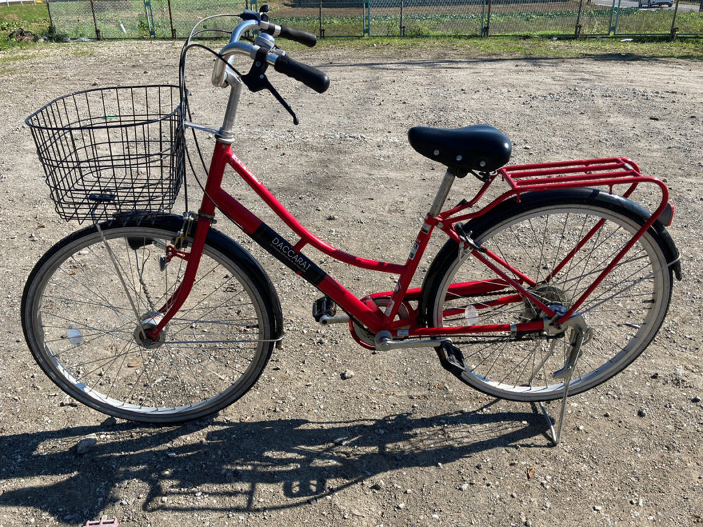 無料配達地域あり、26インチ、ピンクの整備したママチャリ中古自転車を 